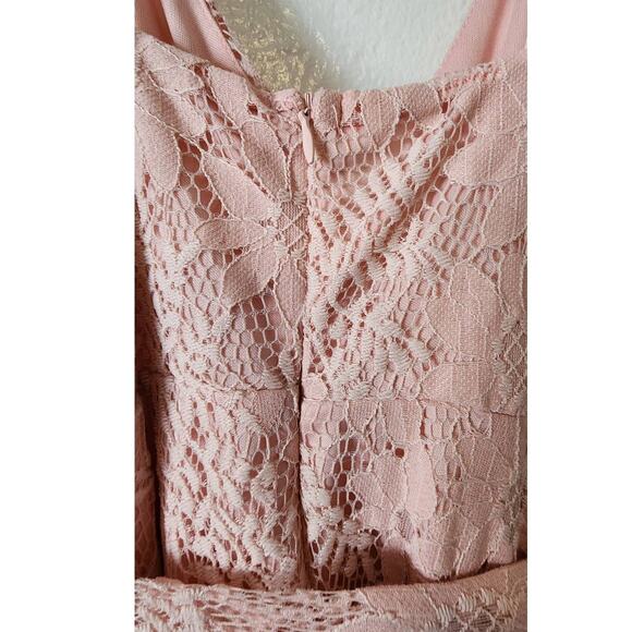 Altar'd State Giuly Pink Lace Dress Small NEW - Picture 8 of 12